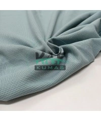 Örme Waffle Kumaş | Puslu  Kapalı Mavi