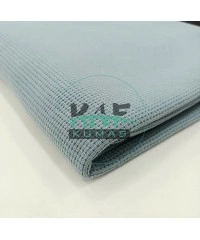 Örme Waffle Kumaş | Puslu  Kapalı Mavi