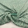 Baskıılı 3 İplik Diagonel Kumaş | Yeşil Leopar