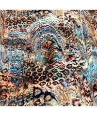 Viskon Dokuma Belmando Kumaş | Leopar