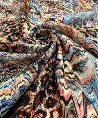 Viskon Dokuma Belmando Kumaş | Leopar