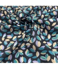 Viskon Dokuma Vual Kumaş | Yapraklar