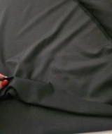 Polyester İnterlok Kumaş | Siyah