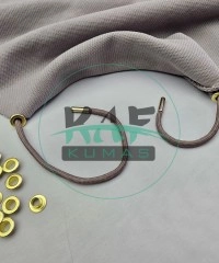 Özel Fırsat* Kil Rengi 10'lu Kordon Bağcık 120 cm & No 5 Gold Renk 20'li Kuşgözü Set