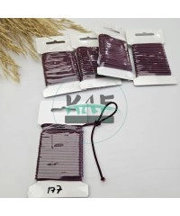 3 mm Yuvarlak Yumuşak Lastik İp 5 mt | Bel Paça Don Lastiği | Aksesuar Lastiği Bordo_177