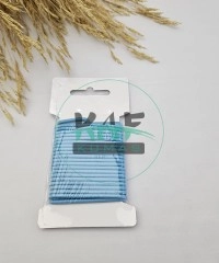 3 mm Yuvarlak Yumuşak Lastik İp 5 mt | Bel Paça Don Lastiği | Aksesuar Lastiği Turkuaz_455