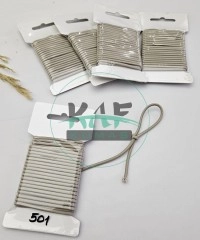 3 mm Yuvarlak Yumuşak Lastik İp 5 mt | Bel Paça Don Lastiği | Aksesuar Lastiği Bej_501