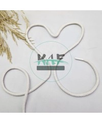 Ekru Sweatshirt-Eşofman İpi / Ayakkabı Bağcığı / Yuvarlak Tress Kordon İp 130 cm