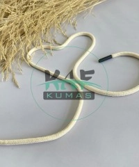 Plastik Uçlu 125 cm Kordon | Krem