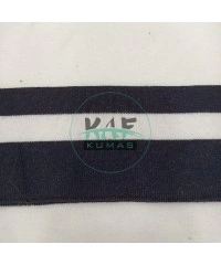 Beyaz Şerit Siyah Yaka