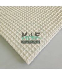 Büyük Kareli Waffle Pike Kumaş | 100% Pamuk | W-02