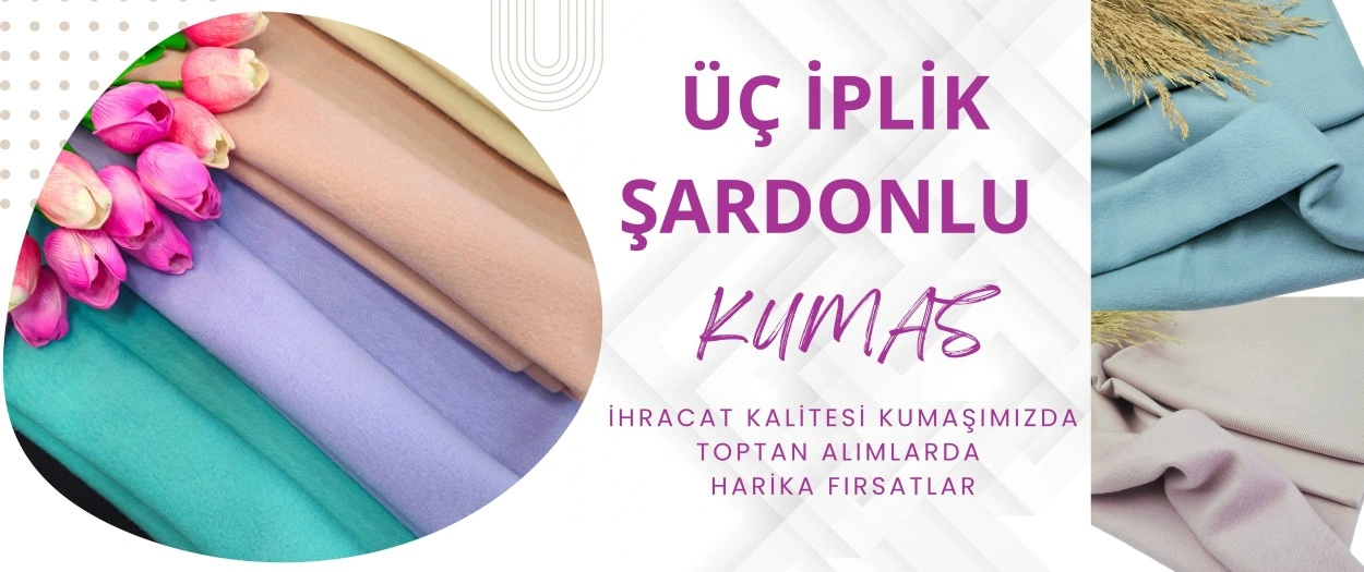 Üç İplik Şardonlu Kumaş
