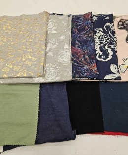 Küçük Ölçekli Projeler İçin Kumaş Parçaları – 10 Adet | Set 34