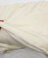 Viskon Üstü Fırçalı Parça Triko Kumaş | Krem 44