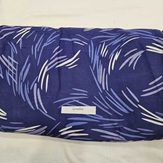 Viskon Dokuma Parça Kumaş  | Mavi 4 mt