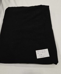 %100 Pamuk Siyah Parça Kumaş | 120x190 cm | 9-67