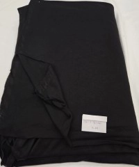 Süprem Parça Kumaş | Siyah %100 Pamuklu 