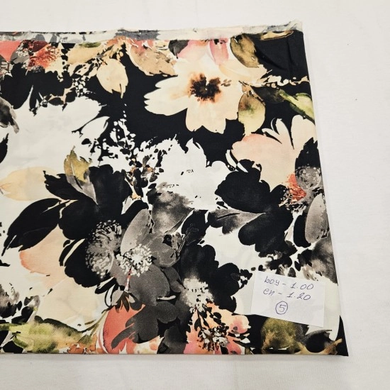 Dokuma Poplin Kumaş | Çiçek | Parça 5