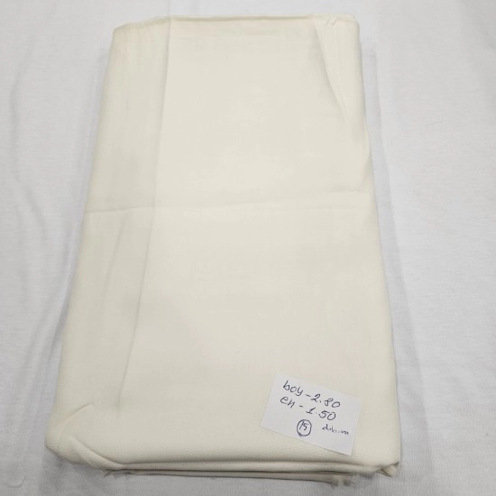 Dokuma Parça Kumaş | Krem | Parça 15