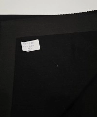 İnterlok Polyester Karışımlı Parça Kumaş | Siyah Parça 34