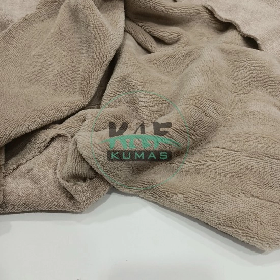 Bambulu Havlu Kumaş | Açık Bej