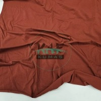 Penye Süprem Kumaş | %95 Pamuk %5 Elastan | Kiremit
