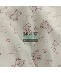 Ayıcık Baskılı Süprem Kumaş