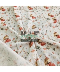 Delikli Ribana Kumaş | 100% Pamuk | Desen 13