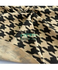 Baskılı %100 Pamuk İnterlok Kumaş |  KAZAYAĞI DESEN V-2