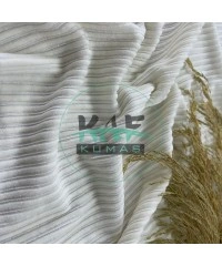 Fitilli Kadife Kumaş | Ekru