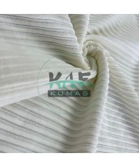 Fitilli Kadife Kumaş | Ekru