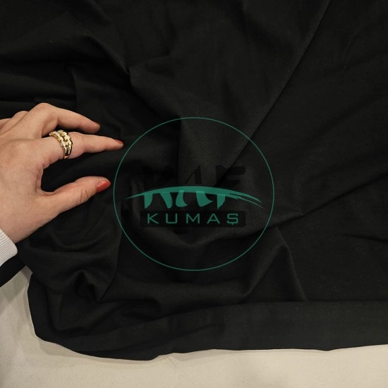 Micro Modal Penye Süprem Kumaş | Siyah