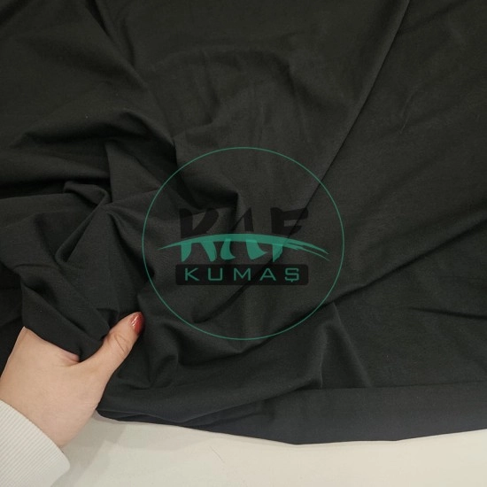 Micro Modal Penye Süprem Kumaş | Siyah