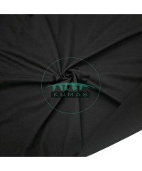 30/1 Penye Süprem Kumaş | Siyah | 150 gsm