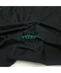 30/1 Penye Süprem Kumaş | Siyah | 150 gsm