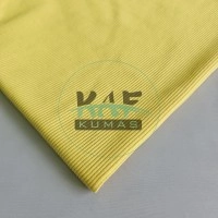Kaşkorse Kumaş | Sarı | Sweatshirt Kombini için uygundur. Body, elbise vb. de dikilebilir. 
