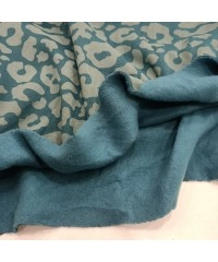 3 İplik Baskılı Kumaş | Yeşil