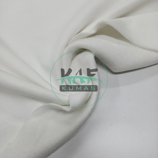 3 İplik Şardonlu Kumaş | Ekru