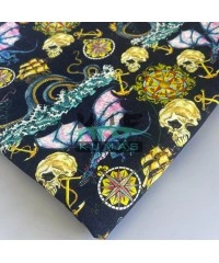 3 İplik Baskılı Kumaş | Ejderha