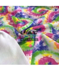 3 İplik Baskılı Kumaş | Renkli Batik