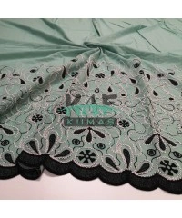 Brodeli (Nakışlı) Pamuk Vual Kumaş | Mint 17191_2