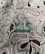 Brodeli (Nakışlı) Pamuk Vual Kumaş | Mint 17191_2