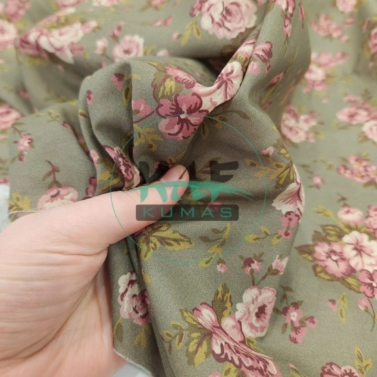 %100 Pamuk Dokuma Vual Kumaş | Yazlık Elbiselik Kumaş