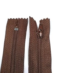 Pantolon Fermuarı | Kemik Fermuar Uzunluk: 18 cm Kahverengi