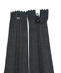 Pantolon Fermuarı | Kemik Fermuar Uzunluk: 18 cm Siyah
