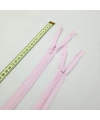 Gizli Fermuar | Uzunluk: 25 cm | Bebe Pembe