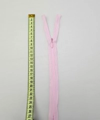 Gizli Fermuar | Uzunluk: 25 cm | Bebe Pembe