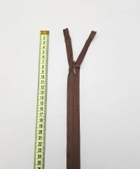 Gizli Fermuar | Uzunluk: 25 cm | Kahverengi