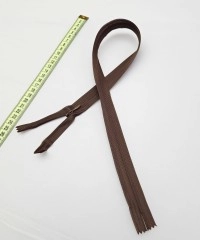 Gizli Fermuar | Uzunluk: 25 cm | Kahverengi