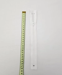 Kemik Fermuar Uzunluk: 18 cm Beyaz